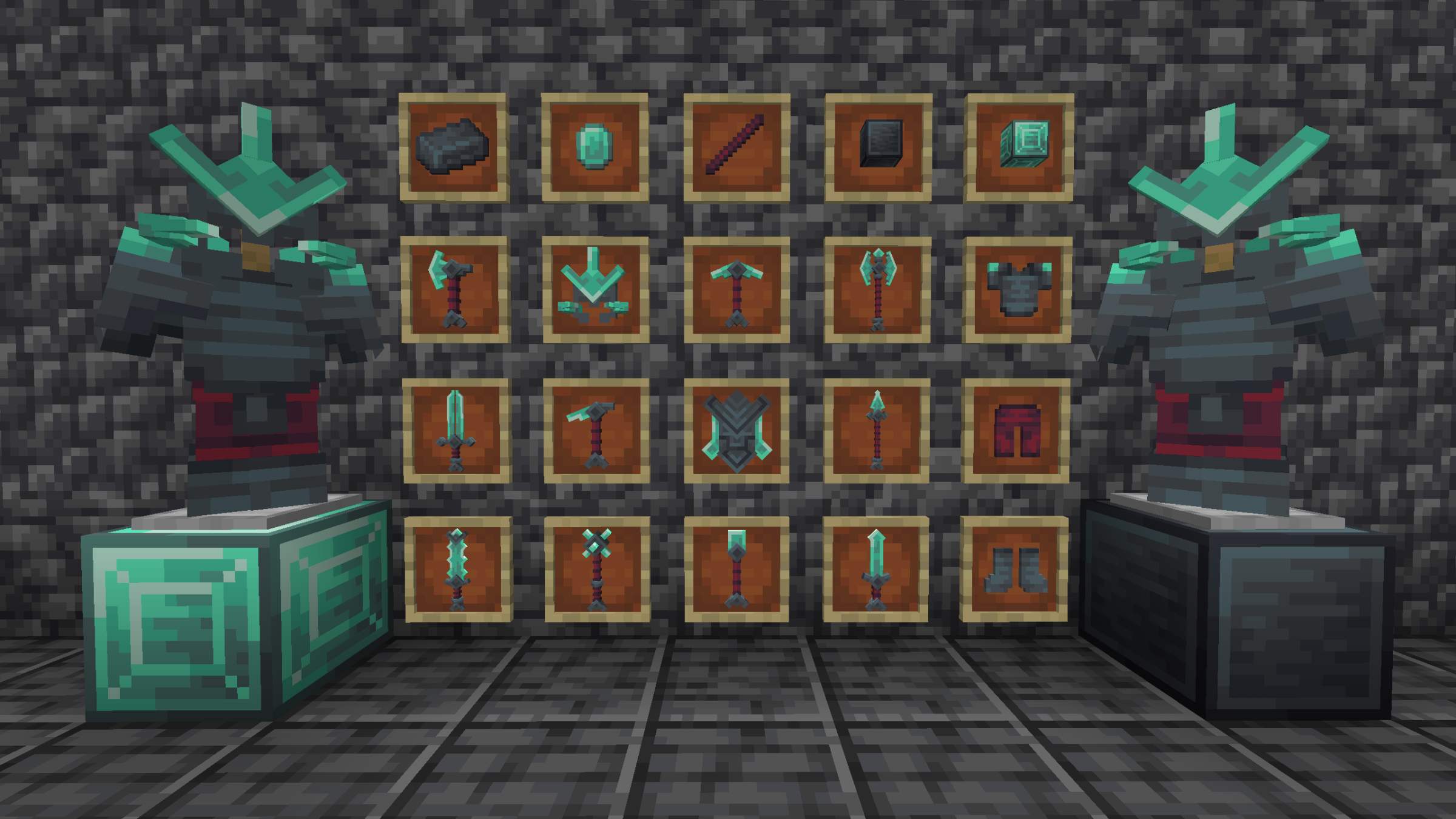 Aqua Gem weapons & tools