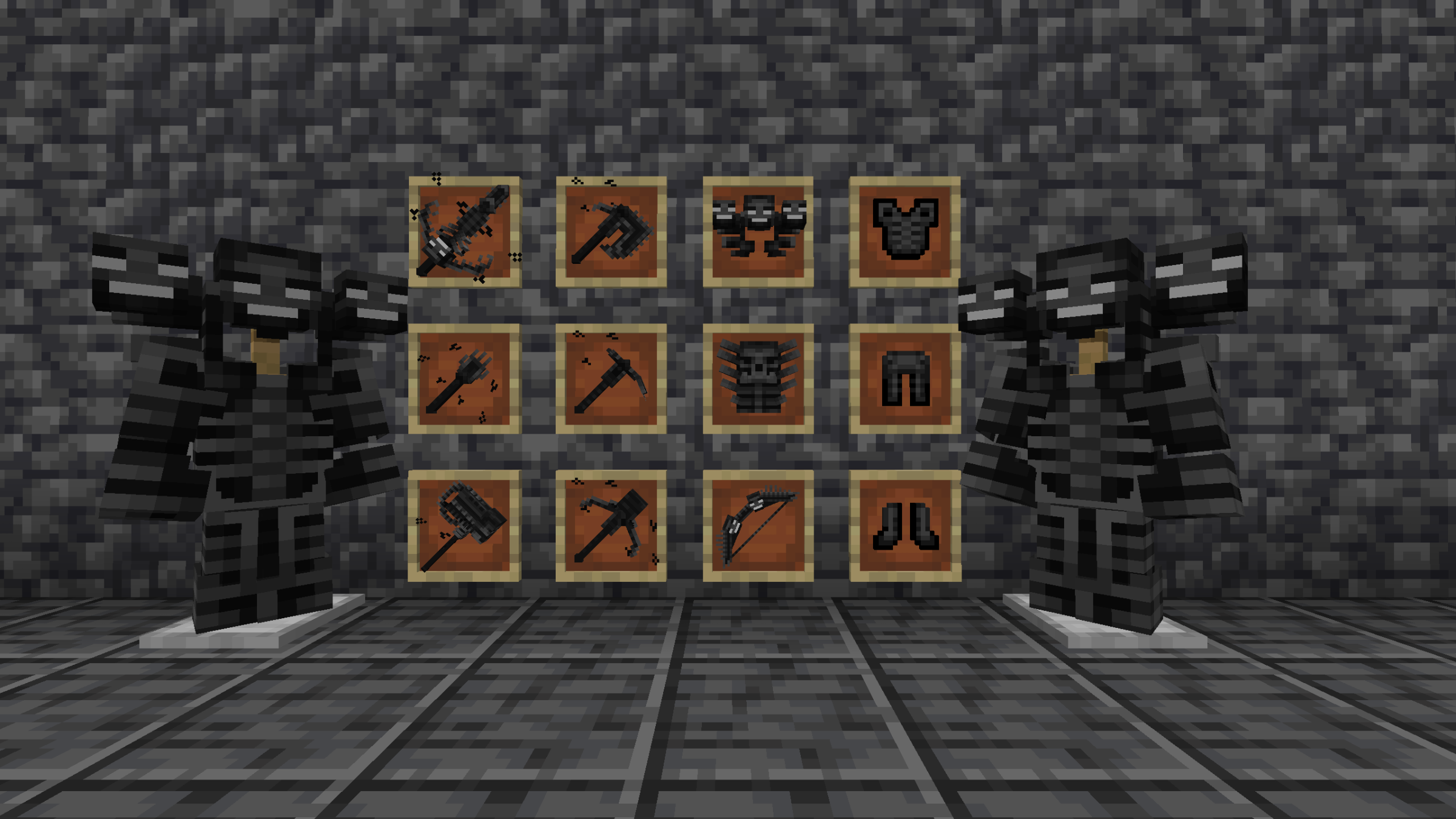 Witherboss armor & weapons