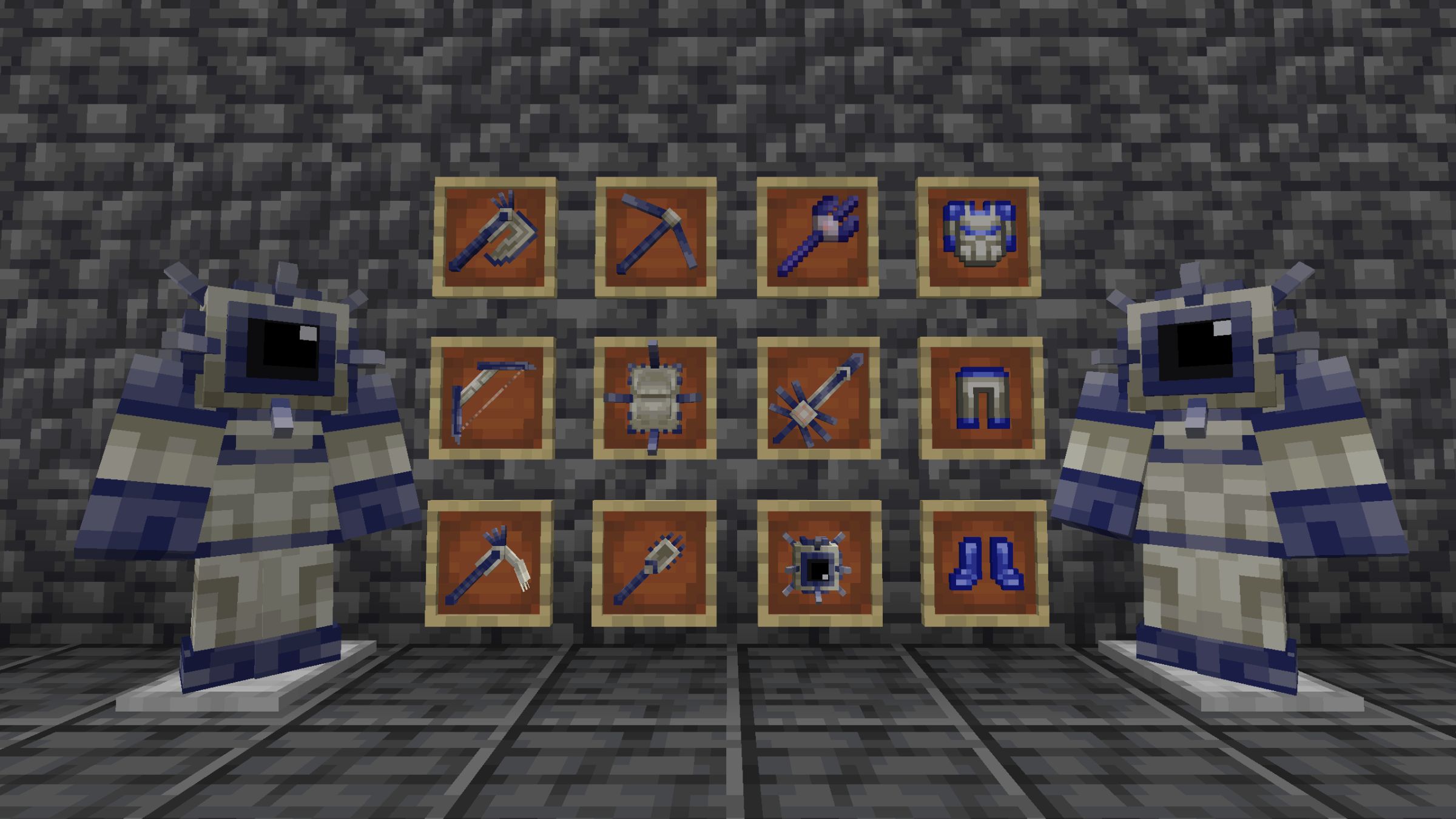 Elder guardian armor & weapons